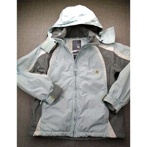 Powder Room Jacket Women’s Medium Hood, Zip Vents Snow Ski Jacket Keeps Ice Out